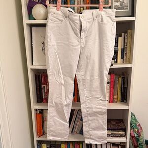 Talbots White Skinny Jeans - Clean Classic Style